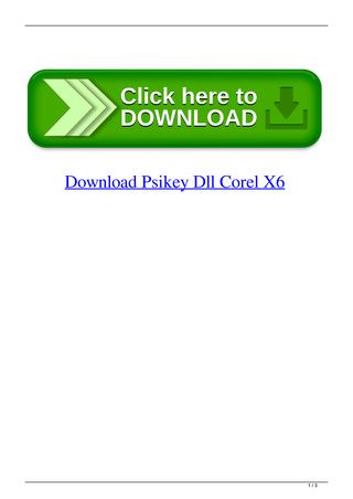 Download psikey.dll corel x5 7